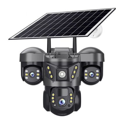 Solar 4G PTZ Security Camera Outdoor – SIM Card CCTV with Night Vision